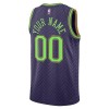 Camiseta Hombre NBA New Orleans Pelicans Personalizadas 2024-25 Nike City Edition Violeta Swingman